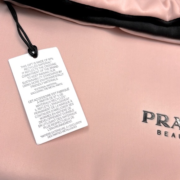 PRADA PARADOXE PINK/BLACK REVERSIBLE DRAWSTRINGS BACKPACK - Picture 9 of 12